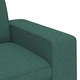 Диван тъмнозелен 222 x 80 x 82 см, метална рамка, текстил