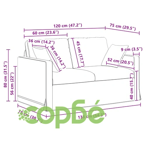 Диван Виненочервен от Кадифе 138 x 78 x 80 см ➤ топ цена ➤ sorbe.bg