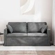 Диван Кадифе Тъмно сив 158 x 78 x 80 см
