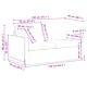 Диван Розово 158 x 78 x 80 см Кадифе