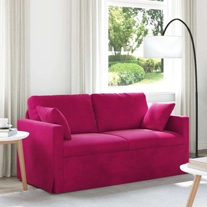 Диван Виненочервен от Кадифе 158 x 78 x 80 см
