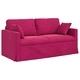 Диван Виненочервен от Кадифе 158 x 78 x 80 см