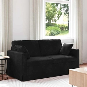 Диван Черно 158 x 78 x 80 см Кадифе