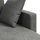 Диван Тъмно сив 178 x 134 x 80 см Кадифе