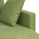 Диван Светло зелено 228 x 134 x 80 см Кадифе