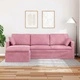 Диван Розов 228 x 134 x 80 см Кадифе