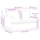 Диван тъмнозелен 142 x 80 x 85 см, метална рамка, текстилна тапицерия