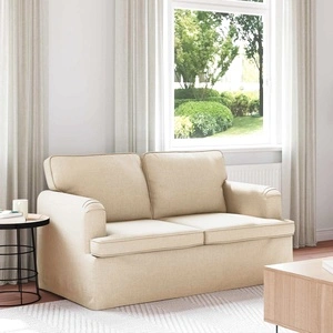 Диван Крем 142 x 80 x 85 см текстил и метал
