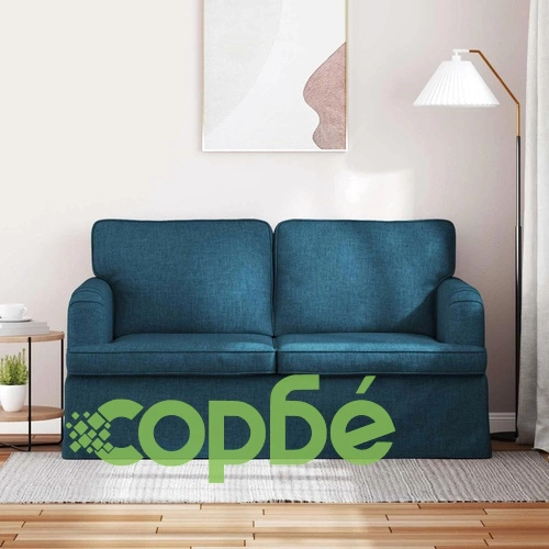 Диван Синьо 142 x 80 x 85 см, метал и текстил ➤ топ цена ➤ sorbe.bg