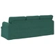 Диван тъмнозелен 202 x 80 x 85 см текстил и метал