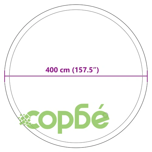 Зимна плувна възглавница за басейн Синьо Ø 400 см ПВЦ ➤ топ цена ➤ sorbe.bg