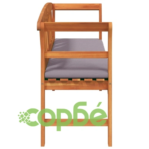 Градинска пейка от масивно акациево дърво 157 x 46 x 82,5 см ➤ топ цена ➤ sorbe.bg