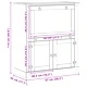 Шкаф за вино Бяло 97 x 45 x 114 см, масивно борово дърво