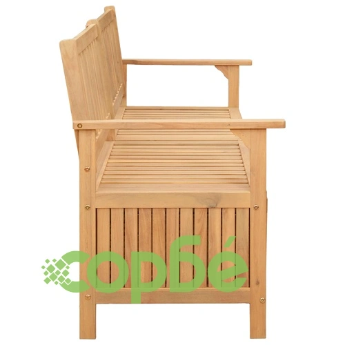 Градинска пейка с място за съхранение от акация 148 x 63 x 84 см ➤ топ цена ➤ sorbe.bg