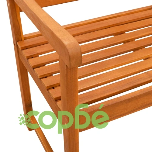Градинска пейка за двама 220 x 56 x 90 см от масивно акациево дърво ➤ топ цена ➤ sorbe.bg