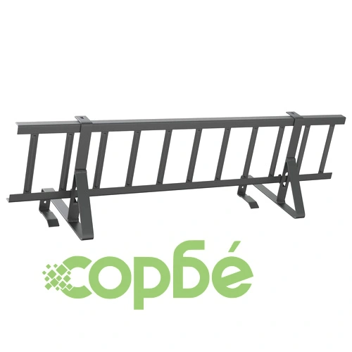 Снегозадържател за покрив Антрацит 800 x 29,5 x 34,5 см Стомана ➤ топ цена ➤ sorbe.bg