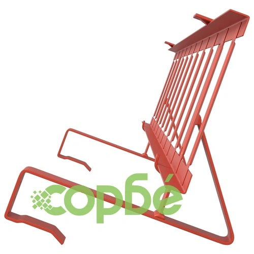 Снегозадържател за покрив, Червено, 800 x 29,5 x 34,5 см, Стомана ➤ топ цена ➤ sorbe.bg