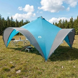 Парти шатра Синьо 500 x 500 x 350 см, Полиестер и стомана