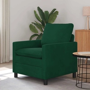 Диван тъмнозелено кадифе 76 x 81 x 87,5 см