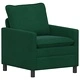 Диван тъмнозелено кадифе 76 x 81 x 87,5 см