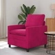 Диван виненочервен кадифе 76 x 81 x 87,5 см