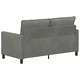 Диван тъмносиво кадифе 156 x 81 x 87,5 см