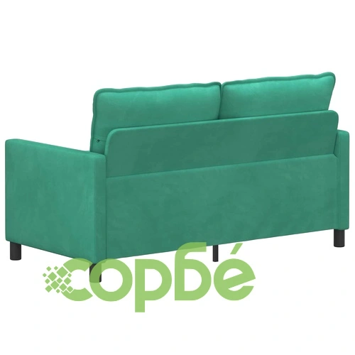 Диван Тюркоаз 156 x 81 x 87,5 см - Кадифена Тапицерия, 2 Места ➤ топ цена ➤ sorbe.bg