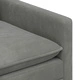 Диван тъмносиво кадифе 196 x 81 x 87,5 см, 2-местен