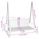 Люлееща се пейка от масивно тиково дърво 114 x 60 x 60,5 см