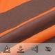 Слънчево платно за сянка, оранжево и кафяво, 7 x 7 м, 100% полиестер Оксфорд