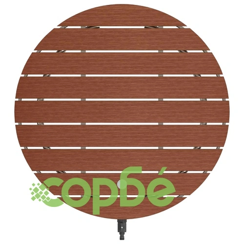 Подов душ за градина, WPC и неръждаема стомана, 70 x 6 см, кафяв ➤ топ цена ➤ sorbe.bg