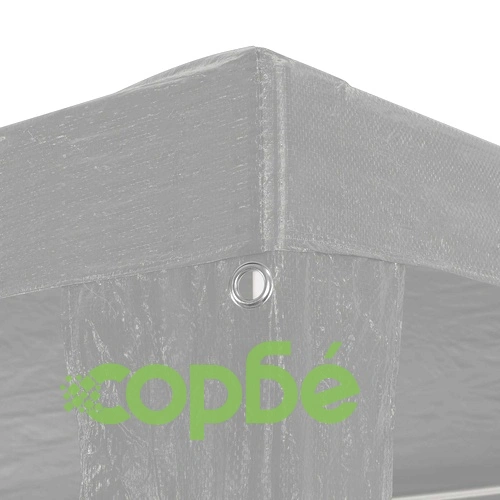 Парти шатра Светлосиво 1200 x 300 x 255 см Полиетилен и Стомана ➤ топ цена ➤ sorbe.bg