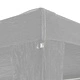 Парти шатра Светлосиво 1200 x 300 x 255 см Полиетилен и Стомана