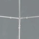 Парти шатра 1200 x 300 x 255 см, Светлосиво, Полиетилен и стомана