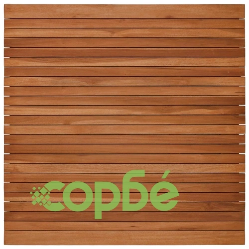 Плот за маса 90 x 90 x 3,5 см, квадратен, масивно тиково дърво ➤ топ цена ➤ sorbe.bg