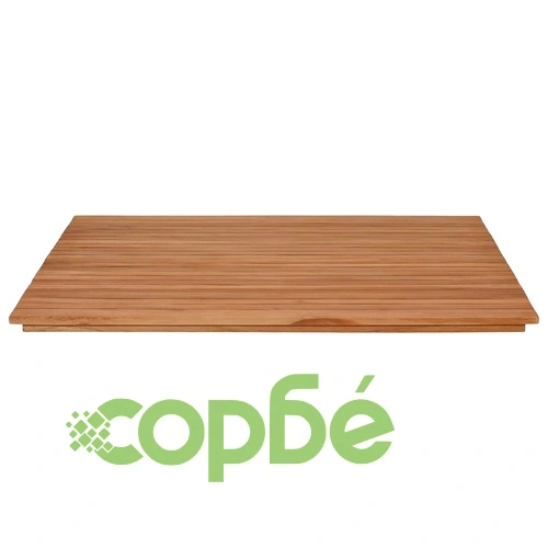 Плот за маса 90 x 90 x 3,5 см, квадратен, масивно тиково дърво ➤ топ цена ➤ sorbe.bg