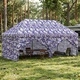Поп-ъп шатра с 4 странични стени 3 x 6 м, синьо камуфлажно