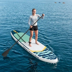 Надуваема дъска за сърф SUP APEX 305 x 76 x 15 см, ПВЦ, Синьо