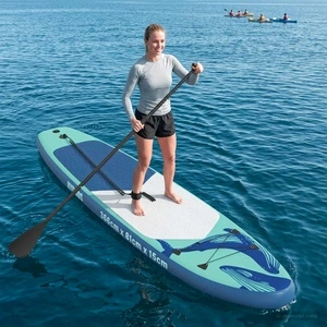 Надуваема SUP дъска HYDROS 366 x 81 x 15 см, ПВЦ, Тюркоаз