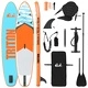 SUP дъска със седалка 2 в 1 TRITON, PVC, 305 x 76 x 15 см, синя