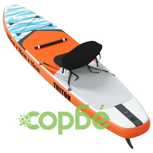 SUP дъска със седалка 2 в 1 TRITON, PVC, 305 x 76 x 15 см, синя ➤ топ цена ➤ sorbe.bg