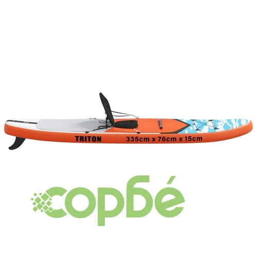 SUP дъска със седалка 2 в 1 TRITON, PVC, 335 x 76 x 15 см, Синя ➤ топ цена ➤ sorbe.bg