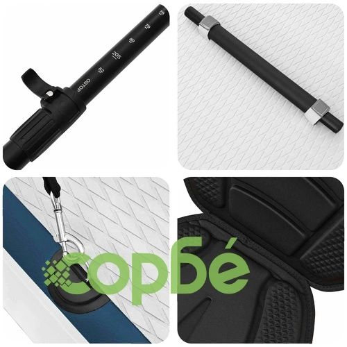 SUP дъска с място 2 в 1 APEX 335 x 76 x 15 см, PVC, тъмносиня ➤ топ цена ➤ sorbe.bg