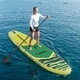 SUP дъска сięsedalka 2 в 1 Poseidon от PVC 366 x 81 x 15 см, Зелена