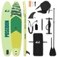 SUP дъска сięsedalka 2 в 1 Poseidon от PVC 366 x 81 x 15 см, Зелена