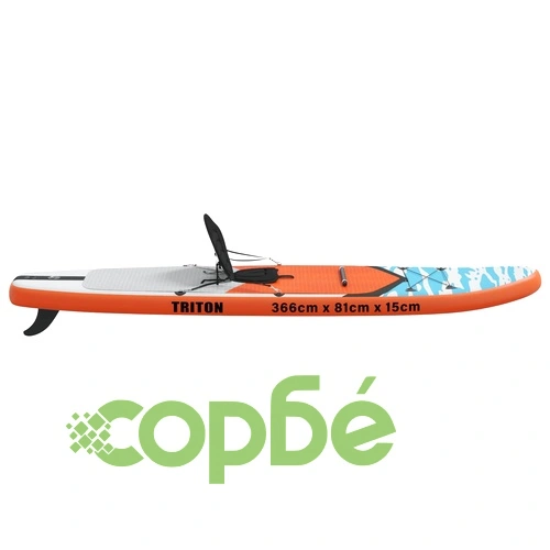 SUP дъска със седалка 2 в 1 TRITON, PVC, 366 x 81 x 15 см, Синя ➤ топ цена ➤ sorbe.bg