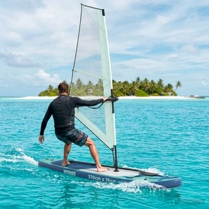 Надуваем SUP борд с платно HYDROS 330 x 76 x 15 см, PVC, Тюркоаз