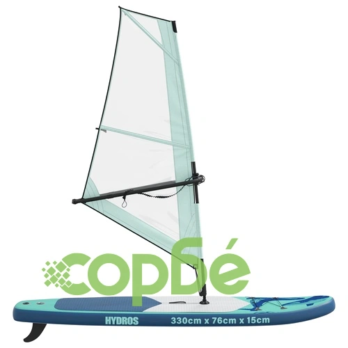Надуваем SUP борд с платно HYDROS 330 x 76 x 15 см, PVC, Тюркоаз ➤ топ цена ➤ sorbe.bg