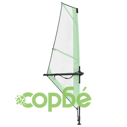 Надуваем SUP борд с платно POSEIDON, PVC, 330 x 76 x 15 см, Зелен ➤ топ цена ➤ sorbe.bg