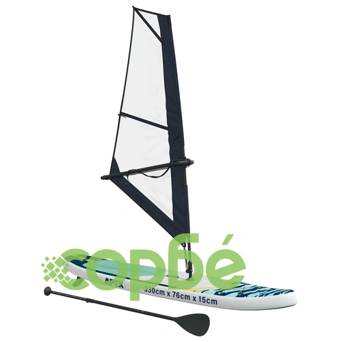 Надуваем SUP борд с платно APEX 330 x 76 x 15 см, PVC, Синьо ➤ топ цена ➤ sorbe.bg